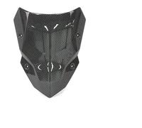 Cupolino Con Per Kawasaki Per Z500 Per Z 500 SE ABS 2024 2025 Parabrezza Moto Parabrezza A Doppia Bolla(Carbon fiber pattern)