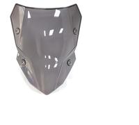 Cupolino Con Per Kawasaki Per Z500 Per Z 500 SE ABS 2024 2025 Parabrezza Moto Parabrezza A Doppia Bolla(Gray)