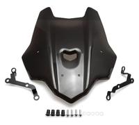 Cupolino Di Ricambio Parabrezza Moto Vento Deflettore Accessori Per Yamaha MT-10 FZ-10 2016 2017 2018 2019 2020 2021(Black)