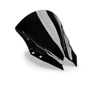 CUPOLINO Doppia Bubble Parabrezza Carena Schermo Deflettore Vento Per Per NINJA500 SE 2024 Per NINJA 500 Parabrezza Spoiler(Black with puig logo)