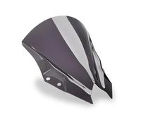 CUPOLINO Doppia Bubble Parabrezza Carena Schermo Deflettore Vento Per Per NINJA500 SE 2024 Per NINJA 500 Parabrezza Spoiler(Gray with puig logo)