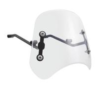Cupolino E Deflettori Parabrezza Per Benelli Leoncino 500 Cafe Scrambler Parabrezza Anteriore, Deflettori Vento E Visiera Faro Cupolino Spoiler(CHIARO)
