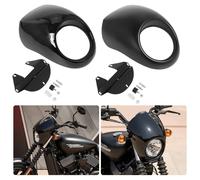 ✅✅✅ CUPOLINO FARO HARLEY DAVIDSON 883 1200 Sportster Dyna FX XL NERO BLACK