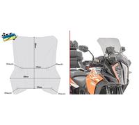 Cupolino Fumè GIVI D7706S Specifico KTM 1290 SUPER ADVENTURE R/S 2017-2020