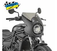 Cupolino Fume KAPPA KA802 + Attacchi AC4134AK KAWASAKI Eliminator 500 (24 > 25)