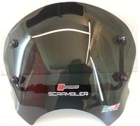 CUPOLINO FUME' SCURO 3MM + ATTACCHI DUCATI SCRAMBLER 400-800 (15-19) cod. 28677