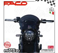 CUPOLINO FUME' SCURO BASSO CON ATTACCHI FACO PER BENELLI LEONCINO 500 2017 2019