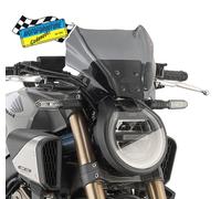 Cupolino GIVI 1173S Fumè (22 x 31 cm) +Attacchi A1208A Per HONDA CB 650 R (2024)