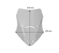 Cupolino Intermedio Fume Ducabike DBK Per Ducati Multistrada V2 2025