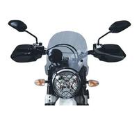Cupolino Isotta Media Protezione per Harley Davidson Forty Eight 1200 dal 2018 Ducati Scrambler Desert Sled dal 2017 Fumé Scuro
