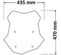 Cupolino Isotta Su Attacchi Originali Per Bmw F 750Gs Trasparente