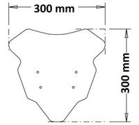 Cupolino Isotta Touring per Yamaha Mt - 07 2021 Trasparente