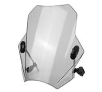 Cupolino Moto Copri parabrezza universali Parabrezza per moto Parabrezza regolabile Deflettore(Transparent)