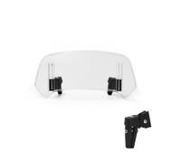 Cupolino Moto Per Rebel Per CMX500 Per CMX 250 300 500 1100 Deflettore Parabrezza Rialzato Estensione Parabrezza Moto Parabrezza Per Motocicletta(A V2 Small Clear)