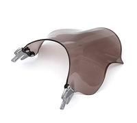 Cupolino Moto Universali Deflettore ABS motociclo universale frontale Parabrezza trasparente nero(Brown)