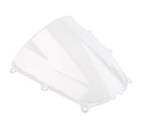 Cupolino Moto Universali Spoiler del parabrezza motociclo Air Deflector Scooter Scudo vento Resistente ai graffi(Clear)