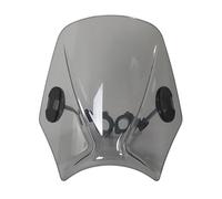 Cupolino Parabrezza Moto Per KAWASAKI Per ELIMINATOR SE 400 450 E400 E450 2023 2024 Parabrezza Universale Moto Deflettore Anti Faro Rotondo(Light Smoke)