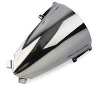 Cupolino Parabrezza Per Ducati Per Panigale V2 2018 2019 2020 2021 2022 2023 2024 Schermo Schermo Doppia Bolla Parabrezza Deflettori Del Parabrezza Laterale per Moto(Type A Chrome)