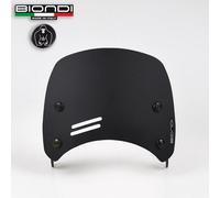 CUPOLINO PARABREZZA PER MOTO KAWASAKI Z650 RS 22- CAFFE' NERO SATINATO BIONDI