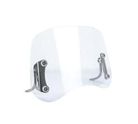Cupolino paravento Parabrezza Universale Per Ciclomotori Per Moto Parabrezza Per Scooter Deflettore Anti Schermo Antigraffio Parabrezza Cupolino per moto(CLEAR)
