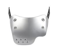Cupolino paravento Per Ducati Per Scrambler Per 400 800 Per Moto D'epoca Parabrezza Zanzariera Scudo Deflettore Del Con Supporto Parabrezza Cupolino per moto(Silver)