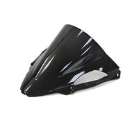 Cupolino Per Kawasaki Per Ninja 636 ZX-6R 2024 2025 ZX6R ZX 6R Parabrezza Per Moto Deflettori Anti Parabrezza A Doppia Bolla moto parabrezza(Type B Black)