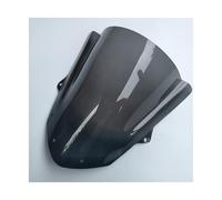 Cupolino Per Kawasaki Per Ninja ZX-6R 636 ZX 6R ZX636 2009-2023 2024 Parabrezza A Doppia Bolla Deflettore Antivento Parabrezza Per Moto ZX6R moto Deflettore(Grey)