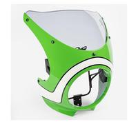 Cupolino Per Kawasaki Z900RS 2018-2025 2021 2022 23 2024 Parabrezza Racer Retro Faro Anteriore Per Moto Parabrezza moto parabrezza(WHITE gray)