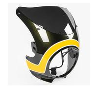 Cupolino Per Kawasaki Z900RS 2018-2025 2021 2022 23 2024 Parabrezza Racer Retro Faro Anteriore Per Moto Parabrezza moto parabrezza(YELLOW smoke)