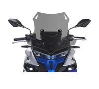 cupolino Per LONCIN Per VOGE 625DSX Per DS625X Deflettore | Moto Parabrezza Ad Altezza Maggiorata Deflettori Antivento Visiera Trasparente(51CM Smoke Grey)