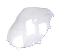 Cupolino per parabrezza a doppia bolla per moto Street per 1996-1999 Suzuki GSXR 600 750 1998 (Chiaro)