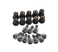 Cupolino Per TRANSALP Per XLV 600 650 700 XL600V XL650V XL700V Per TRANSALP Parabrezza Parabrezza Dadi Bulloni Viti Moto parabrezza moto(Nero)