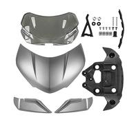 Cupolino Per Triumph Per Speed Per Triple 1200 RS 2021 2022 2023 Copertura Faro Anteriore Parabrezza Visiera Parabrezza Deflettore moto parabrezza(A Grey)