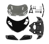 Cupolino Per Triumph Per Speed Per Triple 1200 RS 2021 2022 2023 Copertura Faro Anteriore Parabrezza Visiera Parabrezza Deflettore moto parabrezza(Nero)