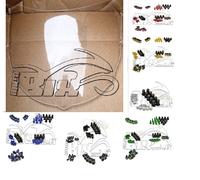 CUPOLINO PLEXIGLAS APRILIA RS 250 1995 1996 1997 CHIARO TRASPARENTE + VITI ERGAL