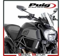 PUIG CUPOLINO NAKED N.G. SPORT REGOLABILE PER DUCATI DIAVEL 2016 FUME CHIARO