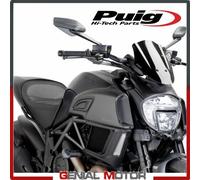 PUIG CUPOLINO NAKED N.G. SPORT REGOLABILE PER DUCATI DIAVEL 14-18 NERO