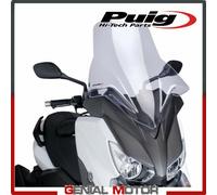 Puig 6874W Cupola V-Tech Line Touring in acrilico da 4 mm con design aerodinamico angolato per la massima protezione e riduzione delle turbolenze, Trasparente