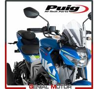Puig 9873W Naked New Generation Sport Sportiva e aerodinamica in Acrilico da 3 mm con Design rialzato Che migliora la Protezione e Mantiene Un’Ampia visibilità, Trasparente