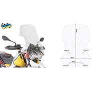 Cupolino Specifico GIVI Trasparente MOTO GUZZI V85 TT (19 - 22)