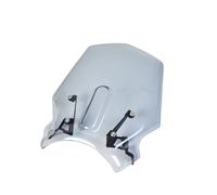 Cupolino Spoiler Compatibile Con CB125R Per CB250R 2018-2023 Parabrezza Moto Per Vento Deflettore Schermo Accessori Per Il Flusso D'aria(Gray)
