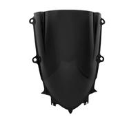 Cupolino Spoiler Compatibile Con Yamaha Per YZF-R6 2017-2024 Parabrezza Moto Racing Schermo Deflettore Del Per Vento Doppia Bolla Spoiler Carenatura(Black)
