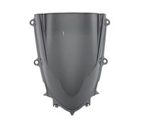 Cupolino Spoiler Compatibile Con Yamaha Per YZF-R6 2017-2024 Parabrezza Moto Racing Schermo Deflettore Del Per Vento Doppia Bolla Spoiler Carenatura(Gray)