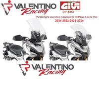 CUPOLINO SPOILER PARABREZZA GIVI HONDA X ADV 750 2021 2022 2023 2024 2025 D1188S