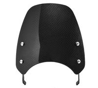 Cupolino Spoiler Parabrezza In Carbonio Per Moto Per Ducati, Scrambler, Classic, Icon 2015, 2016, 2017, 2018, 2019, 2020. Deflettore Antivento Per Parabrezza.(Carbon Fiber Look)