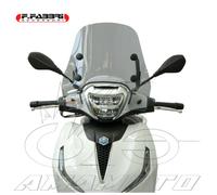 CUPOLINO SPORTIVO FUME' CHIARO FABBRI NEW PIAGGIO BEVERLY 300 I.E. HPE 2022 >