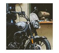 Cupolino Touring Per Haojue Per SUZUKI Per DN150 DN 150 Modifica Moto Parabrezza Retro Parabrezza Piccolo Antivento Installazione Non Distruttiva Parabrezza Moto(Transparent)