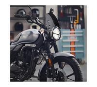 Cupolino Touring Per Haojue Per SUZUKI Per DN150 DN 150 Modifica Moto Parabrezza Retro Parabrezza Piccolo Antivento Installazione Non Distruttiva Parabrezza Moto(Nero)