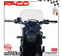 CUPOLINO TRASPARENTE ALTO CON ATTACCHI FACO PER BENELLI LEONCINO 500 2017 2019