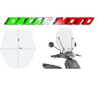 Cupolino trasparente completo di attacchi 54 x 49 HONDA SUPER SOCO CUX 2020 2021
